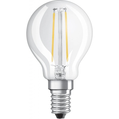 Osram LED žárovka LED E14 P45 CL 2,5W = 25W 250lm 2700K Teplá bílá 300° Filament STAR