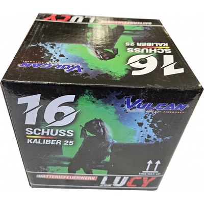 Kompaktný ohňostroj Lucy 16 ran 25 mm