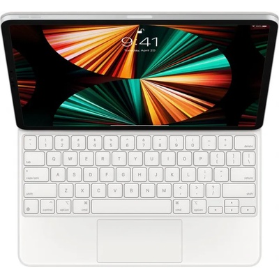 Apple Magic Keyboard за iPad Pro 12.9" (5th gen. ) US English White (mjql3lb/a)