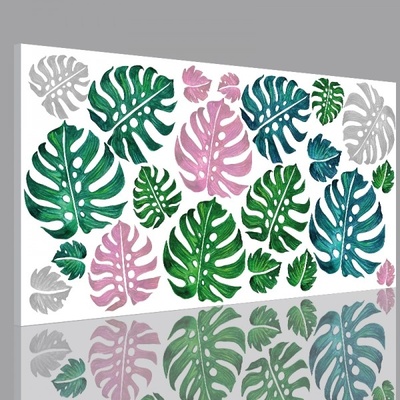 Divio Obraz na plátně listy, vzor 10412 Velikost: 60x120 cm