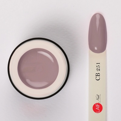 Laif Barevný UV/LED gel hnědý CB 251 Chiffon 6 ml