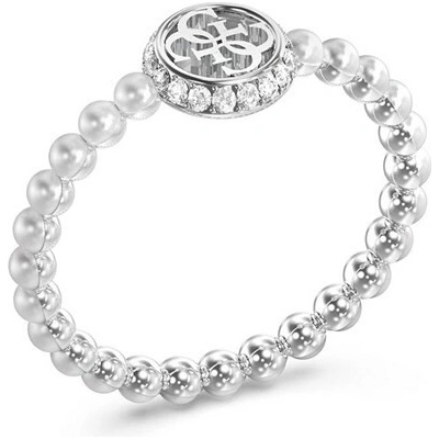 Prsten GUESS Tiny Pearly Silver 5522JWRH54