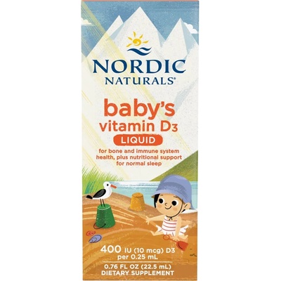 Nordic Naturals Baby's Vitamin D3 400 IU 22.5 ml