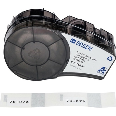 Brady M21-7-423 152095 19.05 mm Polyester černý tisk bílý podklad