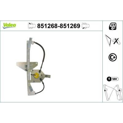 Zvedací zařízení oken VALEO 851268