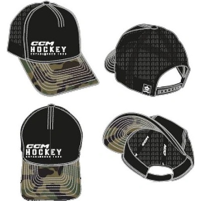 CCM Camo Meshback Trucker 22 černá