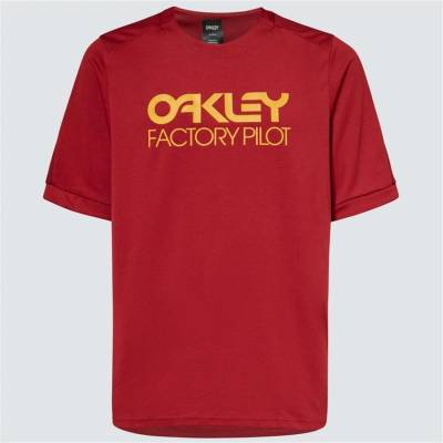 Oakley Factory PILOT MTB II Ss iron oranžovo-červený