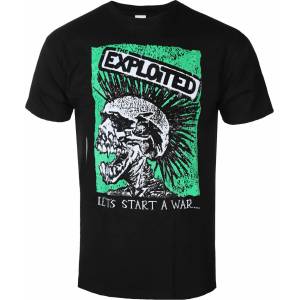 Plastic head Мъжка тениска exploited - let's start a war - skull - ph11978
