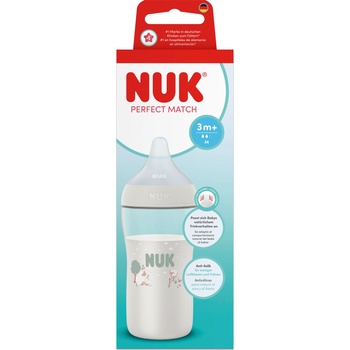 Nuk Perfect Match Шише РР 260мл. със силиконов биберон за хранене M, 3+ мес. , Овца (10216323)