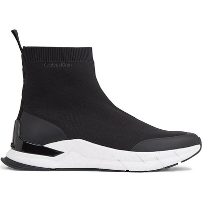 Calvin Klein Сникърси Calvin Klein Sockboot Runner HM0HM01241 Black/Bright White BEH (Sockboot Runner HM0HM01241)