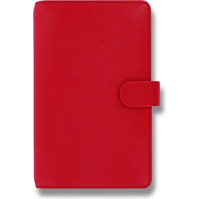 Filofax Osobní Saffiano Compact A6 týdenní 2026 červený