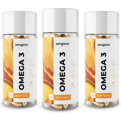 Zengana Omega 3, rybí olej, 2x 50 kapslí