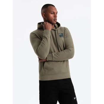 Ombre Clothing Мъжко кенгуру с качулка Ombre Clothing Ombre Clothing | Zelen | МЪЖЕ | L