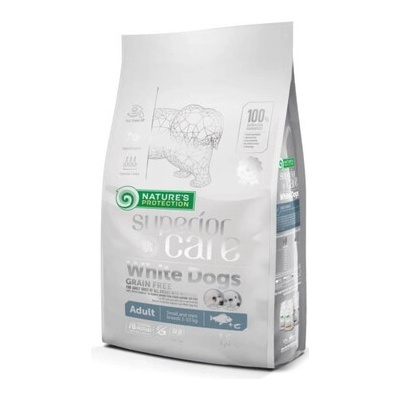 Nature's Protection Superior Care White Dogs Grain Free White Fish Adult Small and Mini Breeds 1,5 kg