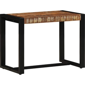 vidaXL Пейка, многоцветна, 60x35x45 см, масивна дървесина, регенерирана (4015978)