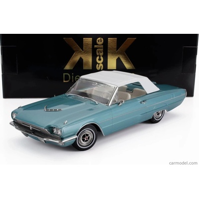 Kk scale Ford usa Thunderbird Cabriolet Open 1966 Světle Modrá 1:18