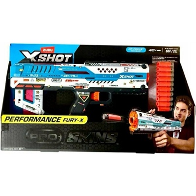 X-Shot PRO SKINS Pistole na šipky + 40 šipek -