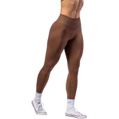 Nebbia Bezešvé push-up legíny s vysokým pasem 303 hnědá