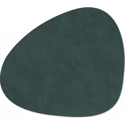 LIND Prostírání Curve Nupo tmavě zelená kůže 37x44cm