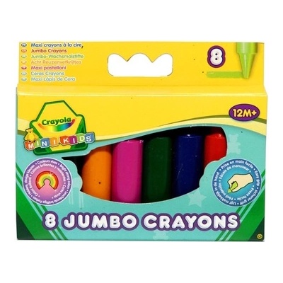 Crayola Mini Kids: 8 цветни восъчни пастела
