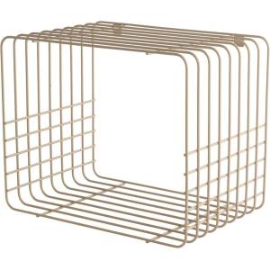 Mette Ditmer Denmark Бежов на няколко нива метален стенен рафт 38 cm Wire - Mette Ditmer Denmark (WIRRAS15)