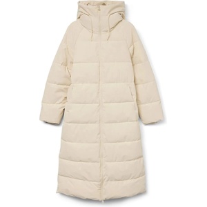 Vero Moda Elanor Laurie Long Padded Coat - Oatmeal