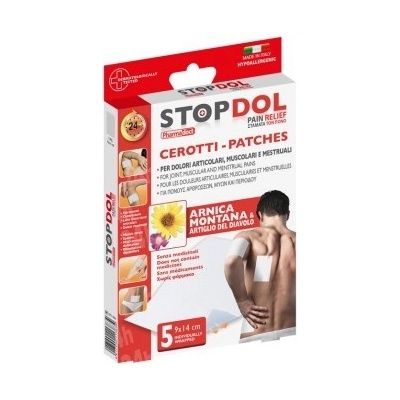 Pharmadoct STOPDOL Náplasti na zmiernenie bolesti 5ks, 9 x 14 cm