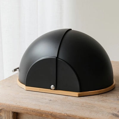 HOMLA Chlebník Darvin černý – Zboží Mobilmania