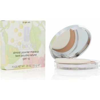 Clinique kompaktný púdrový make-up Almost Powder SPF15 Powder Make-Up 03 Light MF 10 g