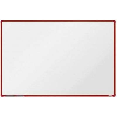 Extera Bílá magnetická tabule boardOK, 180 x 120 cm červená 35053
