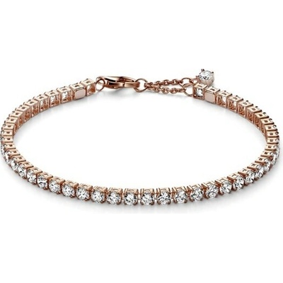 PANDORA Třpytivý tenisový náramek Rose 18 cm 581469C01-18