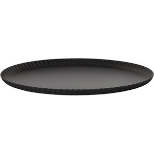 Alessi Pleats Табла за сервиране кръгла 31 см, черна (JK02/31 B)
