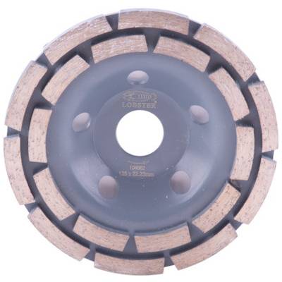 Lobster Kotouč diamantový brusný dvouřadý 125 mm 104682