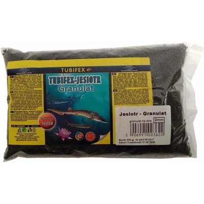 Tubifex krmivo pro jesetery 2 mm 0,5 kg