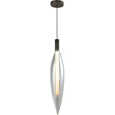 Candellux Пендел на кабел NORDIC 1xG9/5W/230V черен/прозрачен (CA1211)