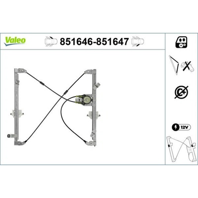 Zvedací zařízení oken VALEO 851646