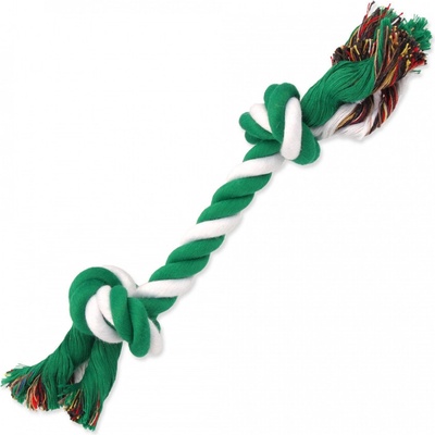 Dog Fantasy Hračka uzol bavlnený zeleno biely 2 knôty 25 cm