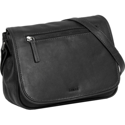 Justified dámska kožená crossbody kabelka Melis čierna