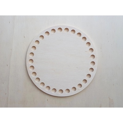 LYMFY | Drevené dno kruh 15cm | prírodné drevo