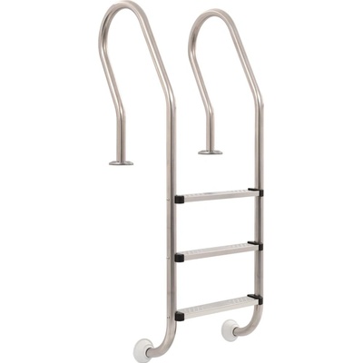 vidaXL Bazénové schůdky 3 stupně (AISI 304) 120 cm