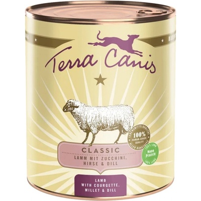 Terra Canis Classic jehněčí s cuketou 6 x 800 g