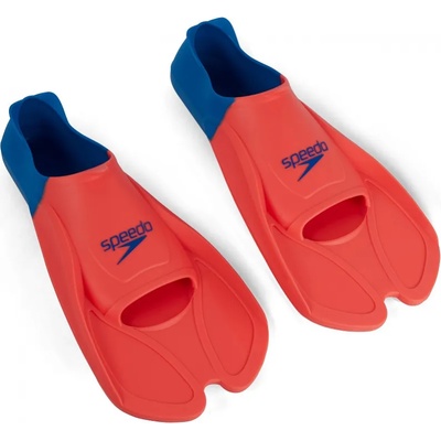 Speedo training fin fluro tangerine/pool blue/blue flame 46/48