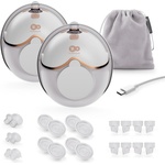 KinderKraft Двойна електрическа помпа за кърма Kinderkraft - Mamaflow Double, Golden (NEW024985) - ozone