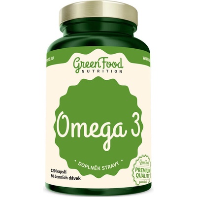 GreenFood Nutrition Omega 3 120 kapsúl