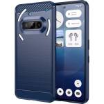 Techsuit Калъф за телефон Nothing (3a) - Techsuit - Carbon Silicone - Blue (KF2346889)