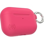 Speck Калъф за слушалки Speck Presidio Pro - Goji Berry Pink, за Apple AirPods Pro, алуминиев, с карабинер, удароустойчив, антибактериално покритие Microban, розов (137842-9237)