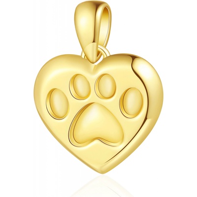Olivie Stříbrný přívěsek TLAPKA GOLD 8607