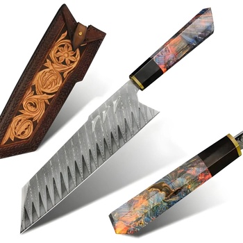 HARAHU Дамаски кухненски нож harahu ma-29021 - Многоцветен kp29021 (ma-29021)
