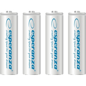 Esperanza Акумулаторна батерия NI-MH AA 2000mAh 4 бр бяла 73333 (EZA104W)