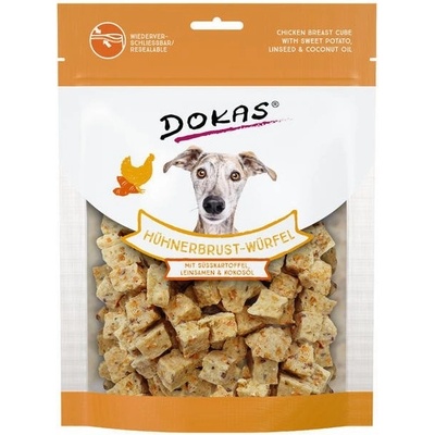 Dokas Kuřecí kostky s batáty a lněným semínkem 150 g